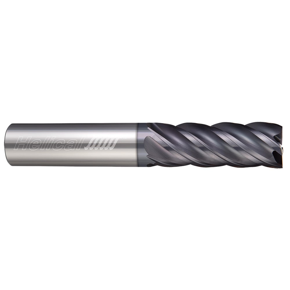 Square End Mill: 3/16" Dia, 1-3/16" LOC, 5 Flute, Solid Carbide