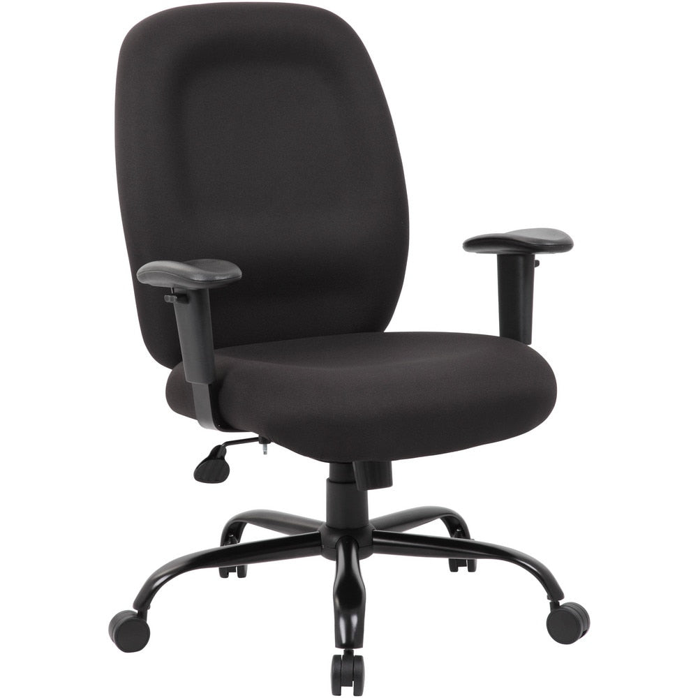 Task Chair:  Crepe,  Adjustable Height,  Black