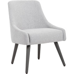 Task Chair:  Poly-Linen Weave,  No,  Gray