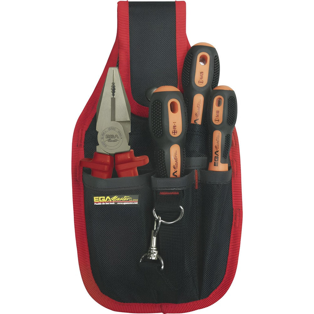 Plier Sets; Plier Type Included: Combination, Insulated Plier; Container Type: Pouch; Handle Material: Plastic, Rubber; Includes: 62493 200 Forsulated Terminals Plier, 76621 3 x 100 Electrician Mastertork Screwdriver, 5 x 100 76629 Phillips Mastertork Sc