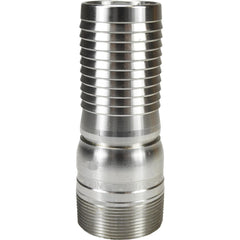 Suction & Discharge Hose Couplings; Type: King Crimp Style Combination Nipple; Coupling Type: Crimp Stem x MNPT; Coupling Descriptor: King Crimp Stem x Hose; Material: Stainless Steel; Coupler Size (Fractional Inch): 2; Thread Size: 2; Hose Size: 2