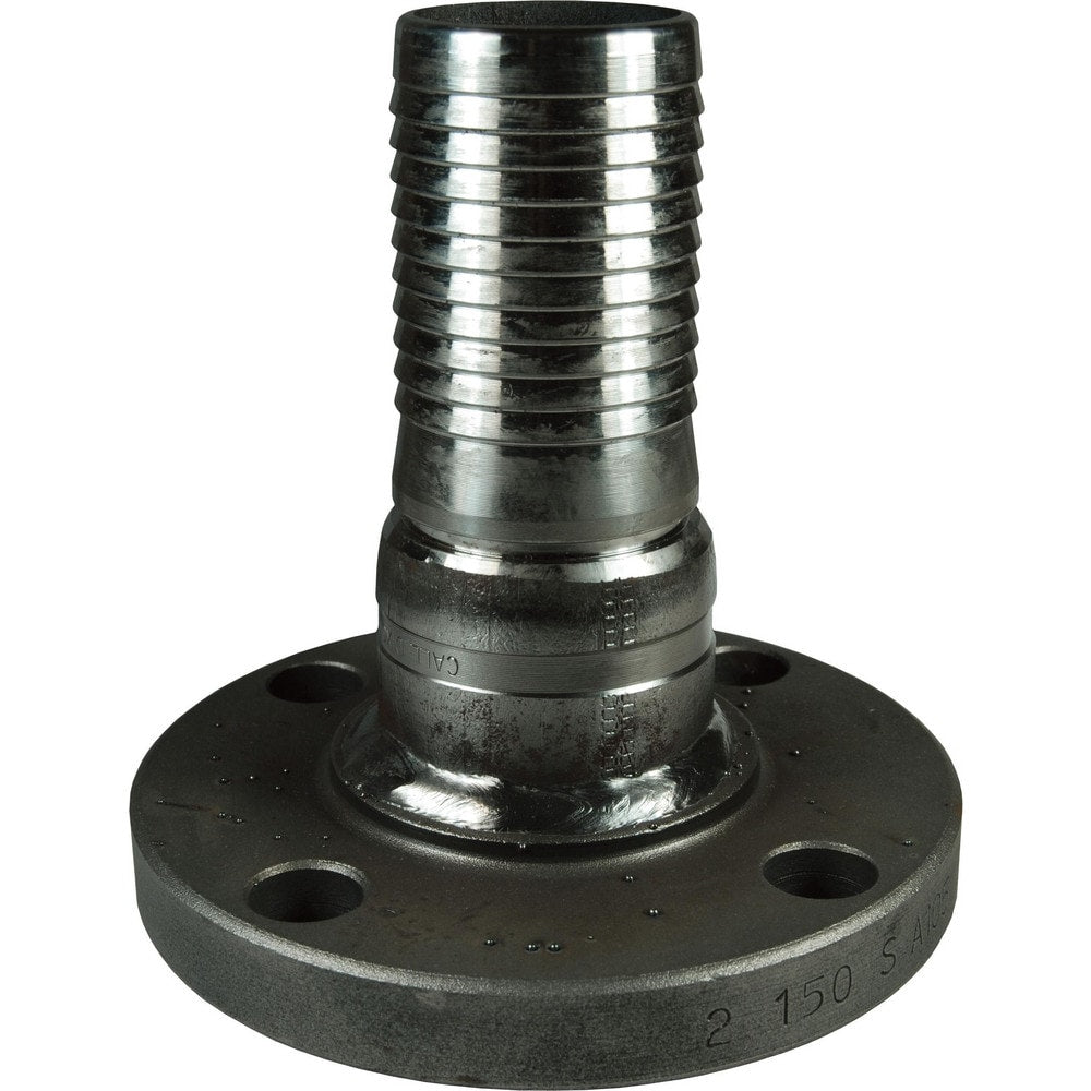 Suction & Discharge Hose Couplings; Type: King Crimp Style Flanged Fitting; Coupling Type: Fixed Flange x Hose; Coupling Descriptor: King Nipple x Flanged End; Material: Steel; Coupler Size (Fractional Inch): 6; Thread Size: Non-Threaded; Hose Size: 6