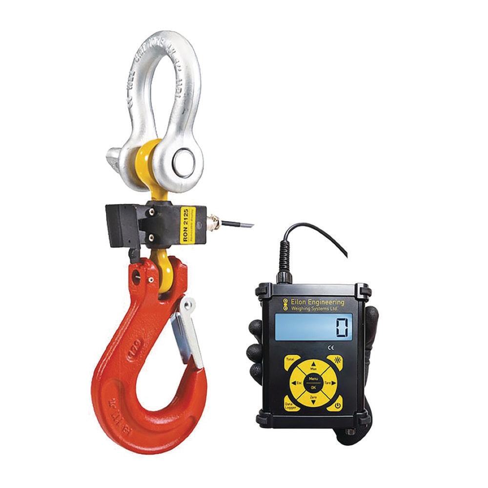 Crane Scales & Hanging Scales; Type: Hook Type Wired Crane Scale; Capacity (Lb.): 3200.00; Capacity (kg): 1451.4956; Display Type: 6 Digit LCD; Scale Type: Crane Scale