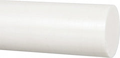 Plastic Rod: Polyester (Polybutylene Terephthalate), 4' Long, 1/2" Dia, Natural