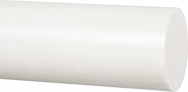 Plastic Rod: Polyester (Polybutylene Terephthalate), 8' Long, 1-1/4" Dia, Natural