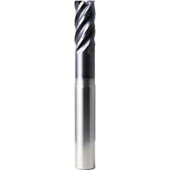 Corner Radius End Mill: 20 mm Dia, 43.00 mm LOC, 3.00 mm Radius, 5 Flute, Solid Carbide