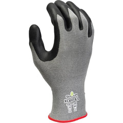 Cut & Abrasion-Resistant Gloves: SHOWA XC810, Size Medium, ANSI Cut A4, ANSI Puncture 0, Micropore Nitrile, HPPE