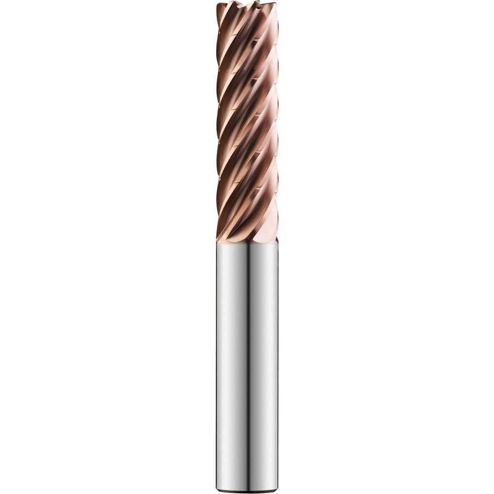 Corner Radius End Mill: 20 mm Dia, 80.00 mm LOC, 4.00 mm Radius, 7 Flute, Solid Carbide