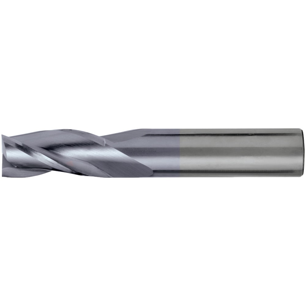 Square End Mill: 9/16" Dia, 1-1/4" LOC, 3 Flute, Solid Carbide