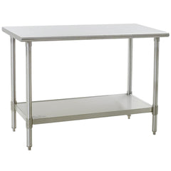 Lab Table: 60" Wide, Silver