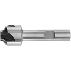 Corner Rounding End Mill: 1/8" Radius, 5/8" Dia, 4 Flutes, 12.70 mm LOC, High Speed Steel