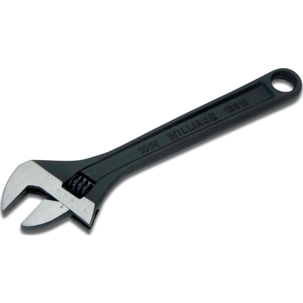 Adjustable Wrench: 6" OAL, 15/16" Jaw Capacity