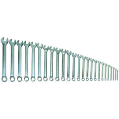 Combination Wrench Set: 26 Pc, Inch