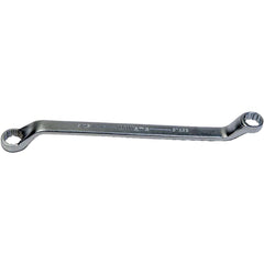 Offset Box End Wrench: 5/8 x 11/16", 12 Point, Double End