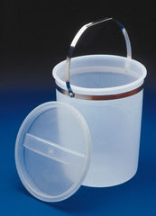 Pail: Polyethylene, 2 gal, 10" High, 8" Dia