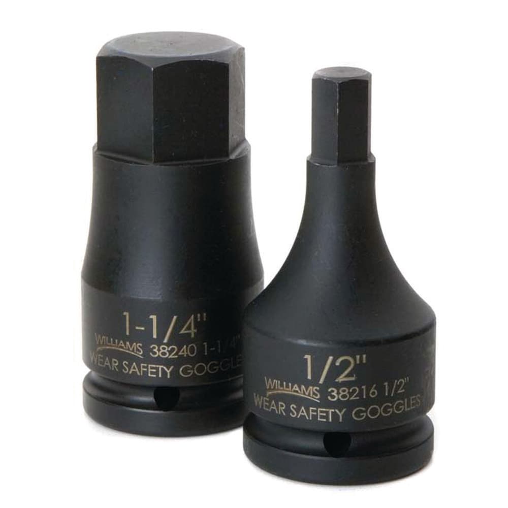 Impact Hex & Torx Bit Sockets; Drive Size: 1/4; Hex Size (Inch): 7/8