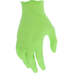 Disposable Gloves: Series NitriShield, Size Small, 3.5 mil, Nitrile, Food Grade, Powder-Free, No