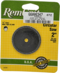 Wet & Dry Cut Saw Blade: 2" Dia, 1/4" Arbor Hole