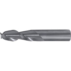 Square End Mill: 5/8" Dia, 3-3/4" LOC, 2 Flute, Solid Carbide