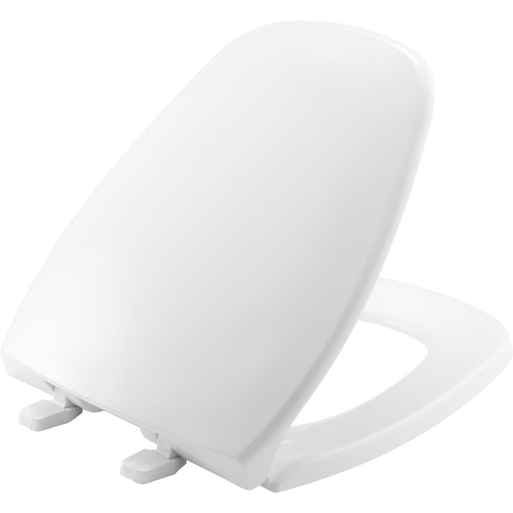 Toilet Seats; Type: Closed, Standard; Style: Round; Material: Plastic; Color: White; Outside Width: 14.500 in; Inside Width: 8.3130 in; Hinge Design: Top-Tite; Length (Inch): 16.81 in