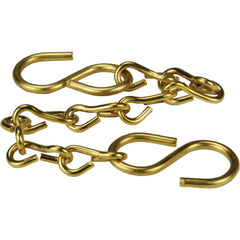 Suction & Discharge Hose Coupling Accessories; Accessory Type: Jack Chain w/S-Hook; For Use With: Caps and Plugs; Material: Brass; Epa Watersense Certified: No