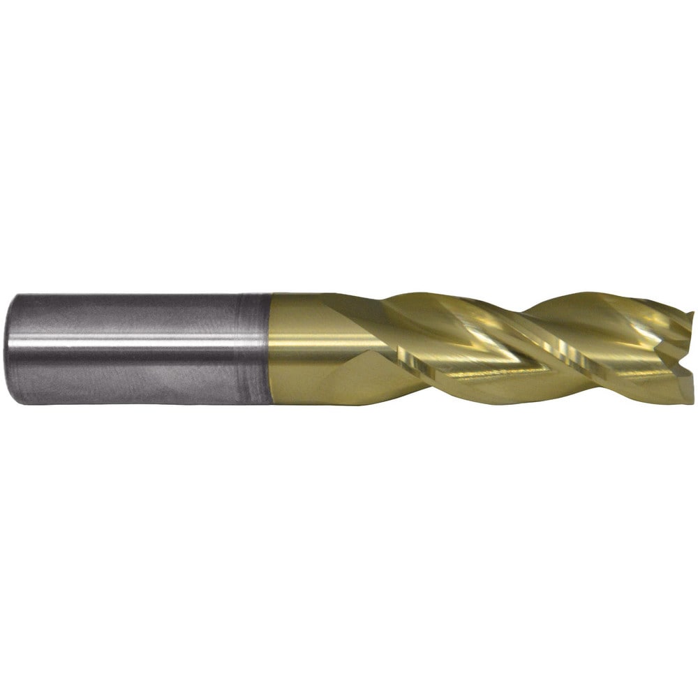 Square End Mill: 1" Dia, 1-1/2" LOC, 3 Flute, Solid Carbide