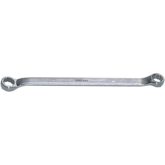 Offset Box End Wrench: 21 x 24 mm, 12 Point, Double End