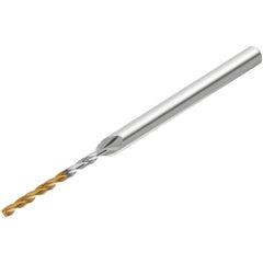 Micro Drill Bit: 1.60 mm Dia, (0.0630"), 139 deg, Solid Carbide