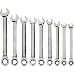 Combination Wrench: 11/16" Head Size, 15 deg Offset