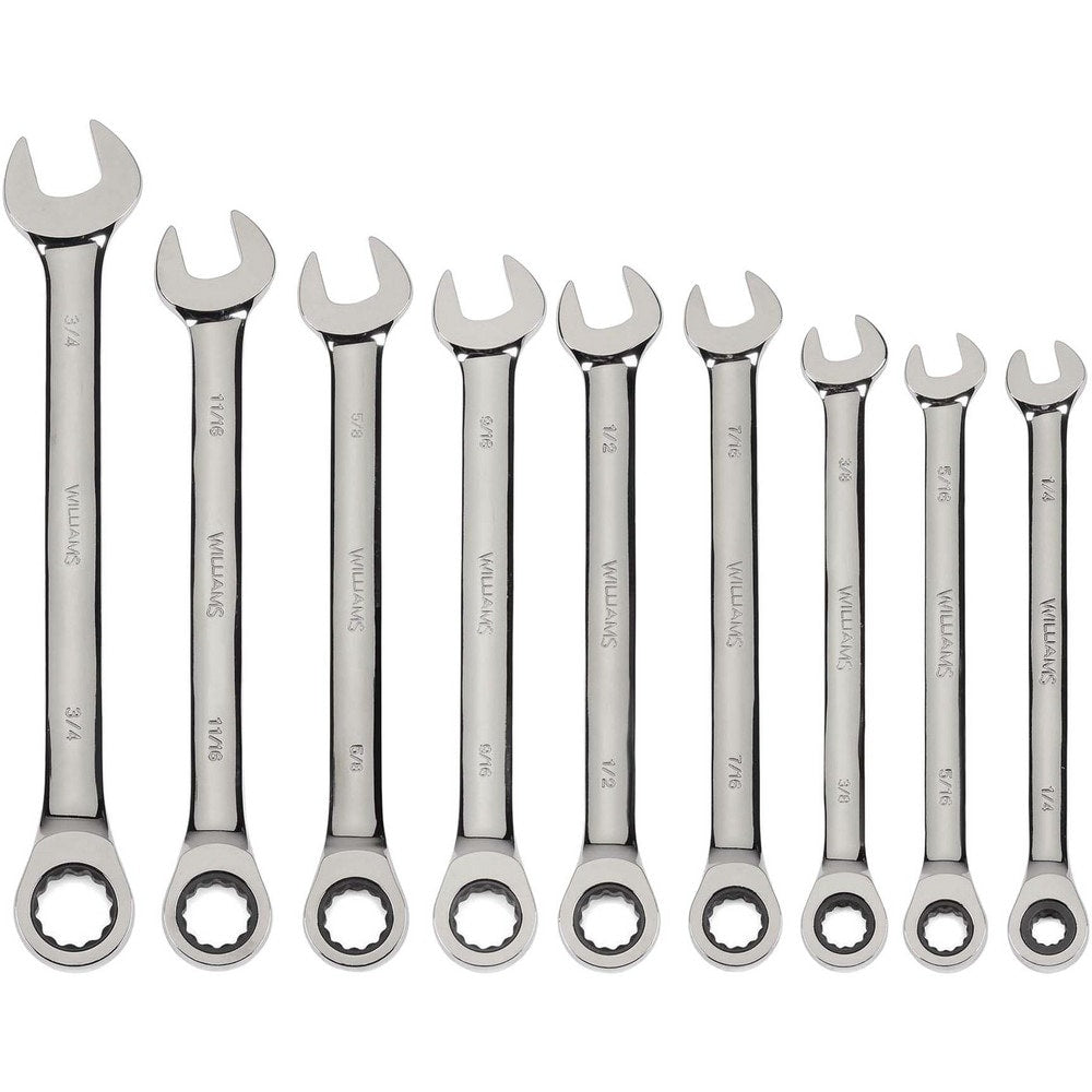 Combination Wrench: 1-1/8" Head Size, 15 deg Offset