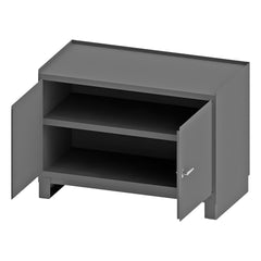 Stationary Workstations; Workstation Type: Stationary Workstation; Color: Gray; Overall Depth (Inch): 24-1/4; Overall Height (Inch): 36-3/16; Overall Width (Inch): 48-1/8; Leg Style: Fixed