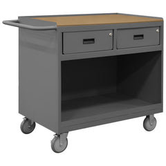 Mobile Work Centers; Center Type: Mobile Bench Cabinet; Load Capacity: 1200; Depth (Inch): 42-1/8; Height (Inch): 36-3/8; Number Of Bins: 0; Color: Gray; Overall Depth: 42.125 in; Overall Height: 36.375 in