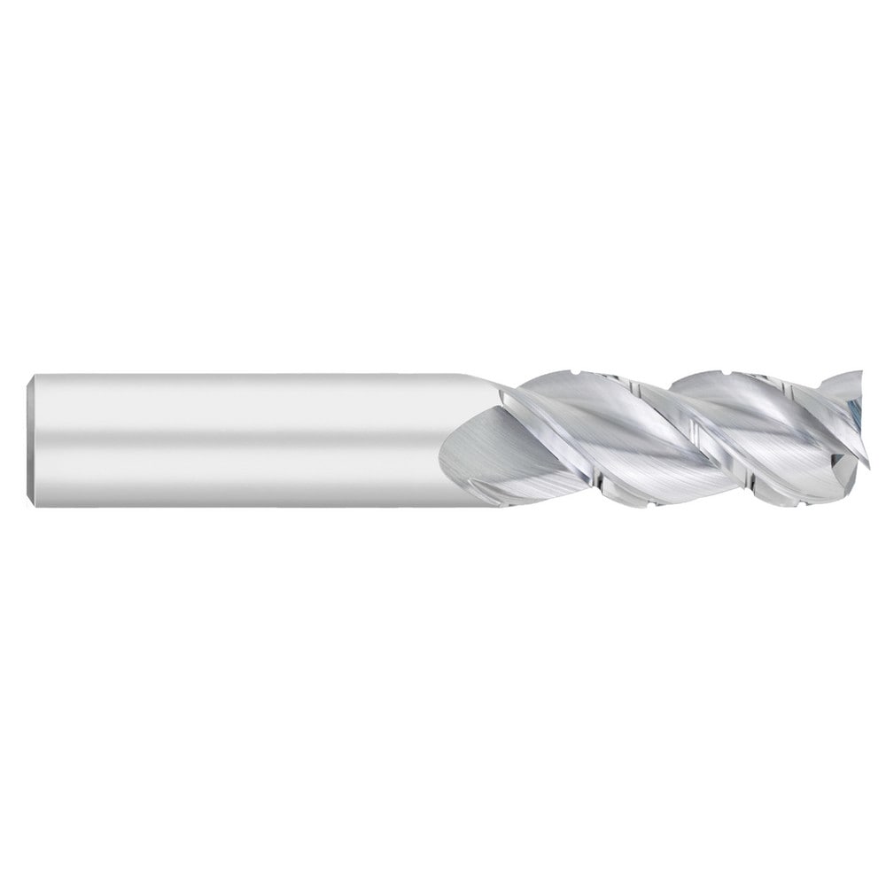 Square End Mill: 1" Dia, 1-3/4" LOC, 3 Flute, Solid Carbide