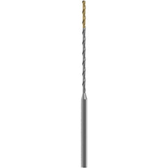 Micro Drill Bit: 2.50 mm Dia, (0.0984"), 139 deg, Solid Carbide