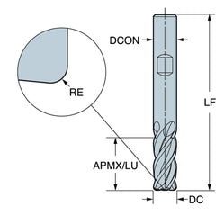 E001M10 CoroTap 200 Cutting Tap M 10x1.5 Steam Oxide