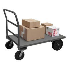 Platform Truck: Steel, 13-5/8" High, 48" Long, 30" Wide