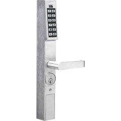 Trim; Trim Type: Narrow Stile Mortise Keypad Trim; For Use With: DL1200 Narrow Stile Pin Locks; Material: Metal; For Door Thickness: 1.75; Fire Rated: No; Overall Length: 17.50; Overall Width: 10