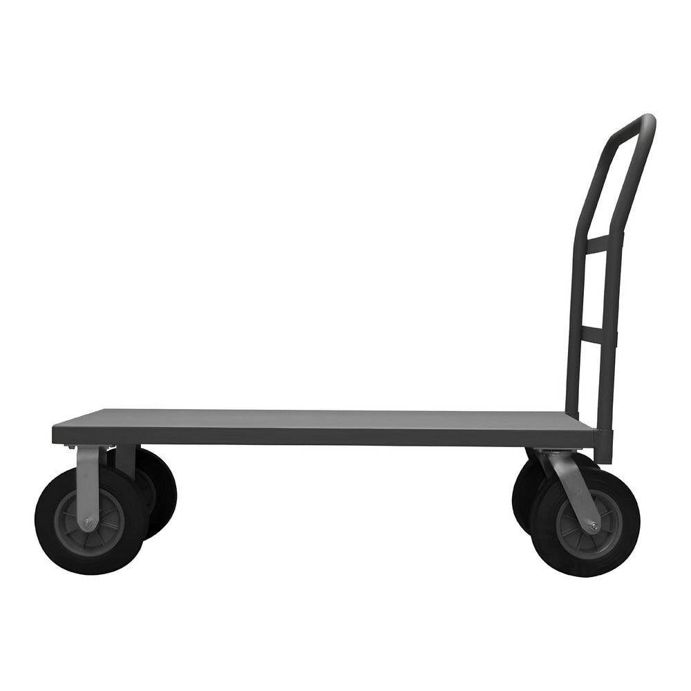 Platform Truck: Steel, 13-13/16" High, 60" Long, 24" Wide