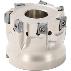 Indexable Square-Shoulder Face Mill:  MA90100R12T13C,  1.2500" Arbor Hole Dia,  0.4724" Max Cutting Depth