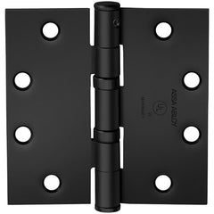 Commercial Hinges; Mount Type: Full-Mortise; Hinge Material: Non Ferrous Material; Length (Inch): .134; Finish: Black Suede Powder; Door Leaf Height (Decimal Inch): .134; Door Leaf Width (Decimal Inch): .134; Frame Leaf Height (Decimal Inch): .134