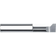 Thread Relief Tools; Material: Solid Carbide; Cutting Diameter (Inch): 1/8; Flat Width (Decimal Inch): 0.0600; Cutting Depth (Inch): 13/32