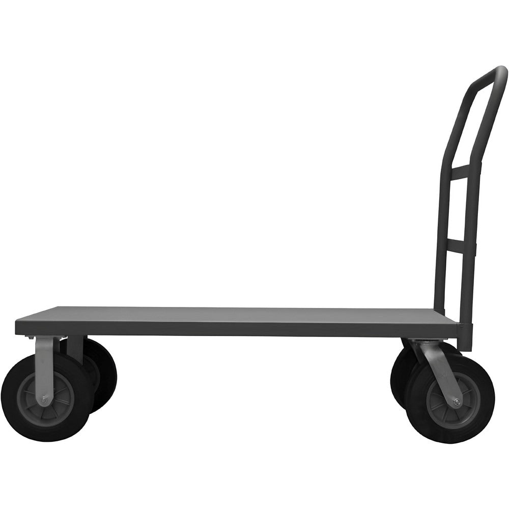 Platform Truck: Steel, 13-13/16" High, 48" Long, 30" Wide