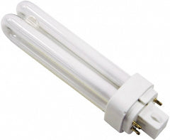 Fluorescent Commercial & Industrial Lamp: 13 Watts, PLC, 4-Pin Base