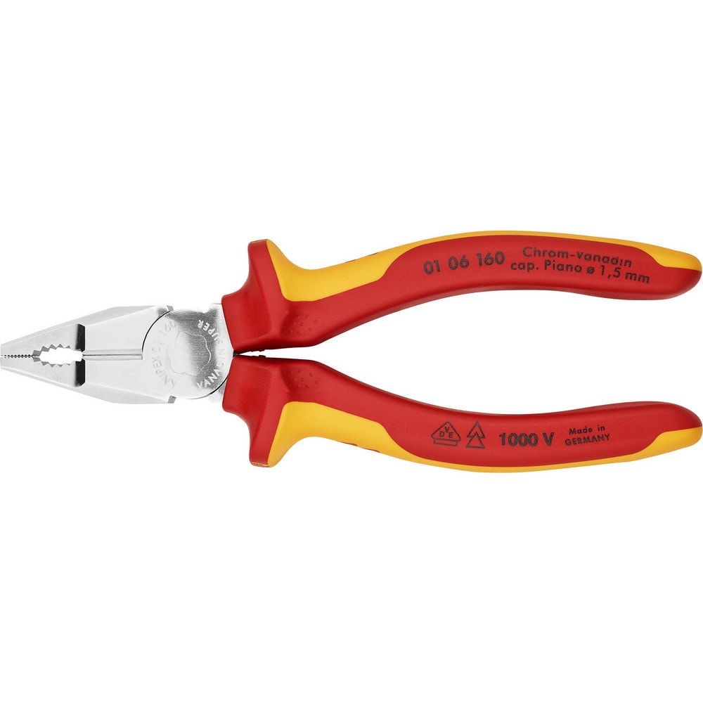 Pliers; Jaw Texture: Serrated; Plier Type: Combination