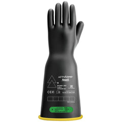 Rubber Linesman Gloves: Activarmr RIG316YBBC, Class 3, Size 2X-Large & X-Large, 16" Long