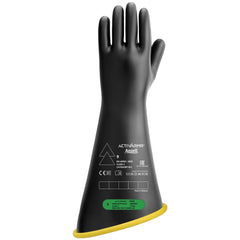 Rubber Linesman Gloves: Activarmr RIG318YBCC, Class 3, Size Medium & Large, 18" Long