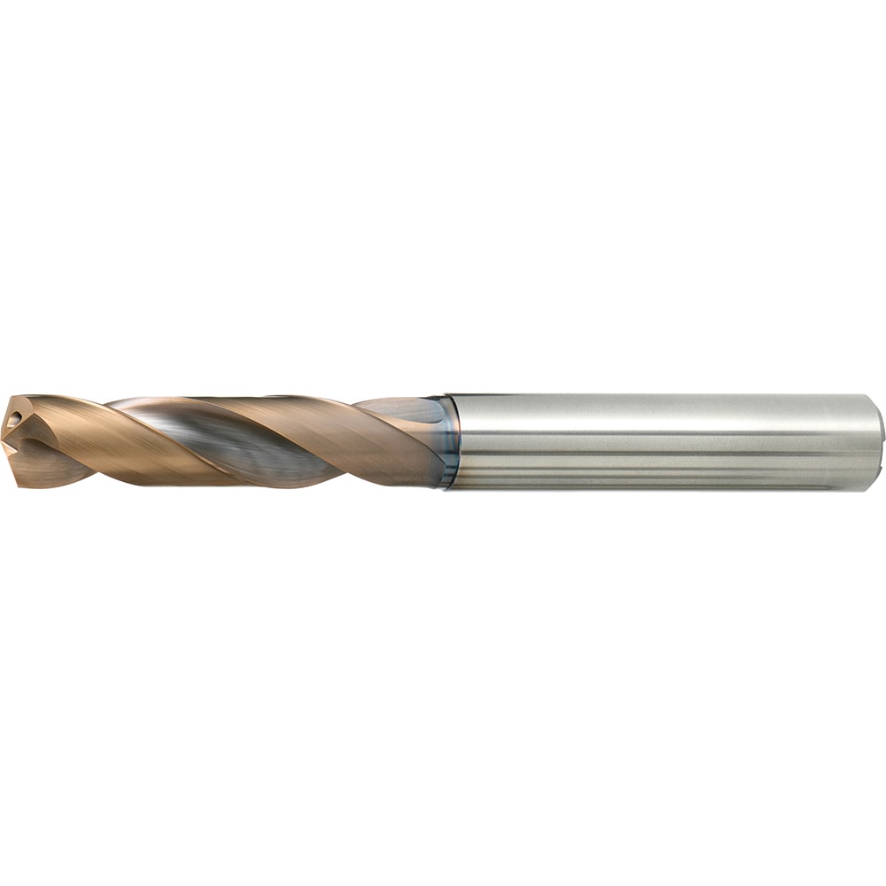 Jobber Drill: 3/8" Dia, 140 deg Point, Solid Carbide