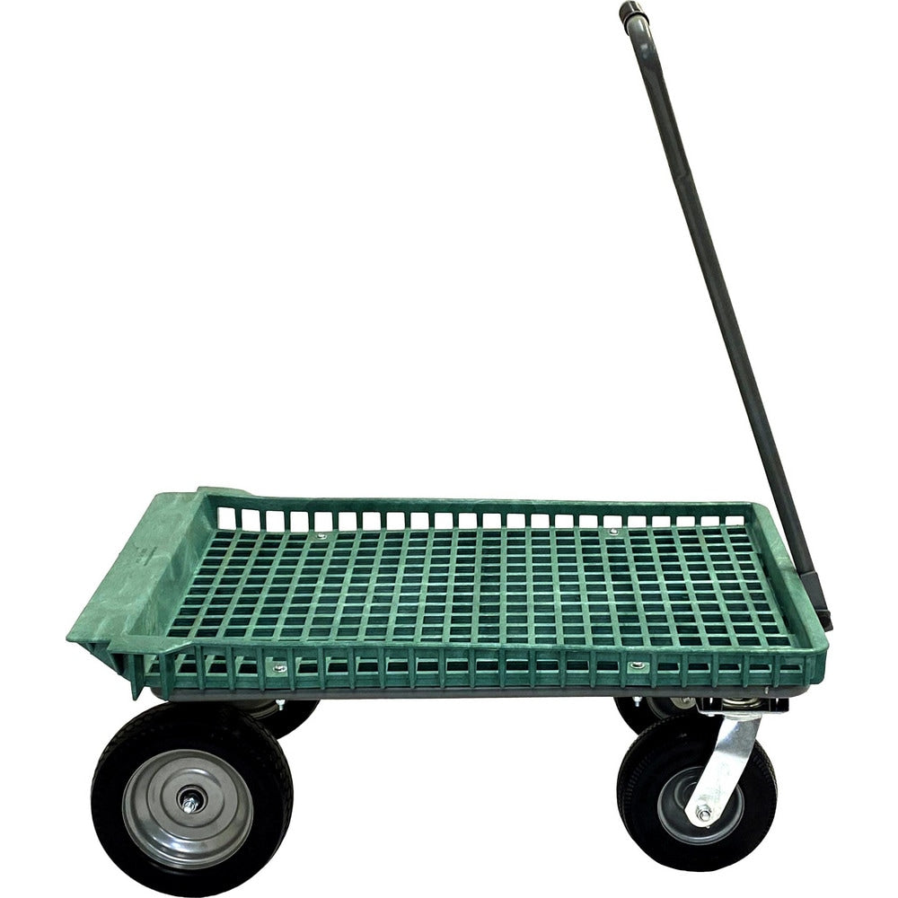 Bar, Panel & Platform Trucks; Truck Type: Garden Cart ; Load Capacity: 250 lb; Platform Profile: Lipped; Platform Style: Perforated