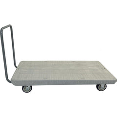 Bar, Panel & Platform Trucks; Truck Type: Flatbed ; Load Capacity: 2200 Lb; Platform Profile: Flushed; Platform Style: Solid