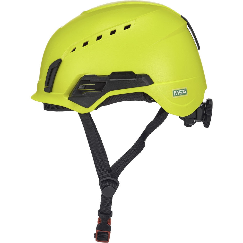 Rescue Helmet:  Ratchet Adjustment,  4-Point Suspension,  ABS